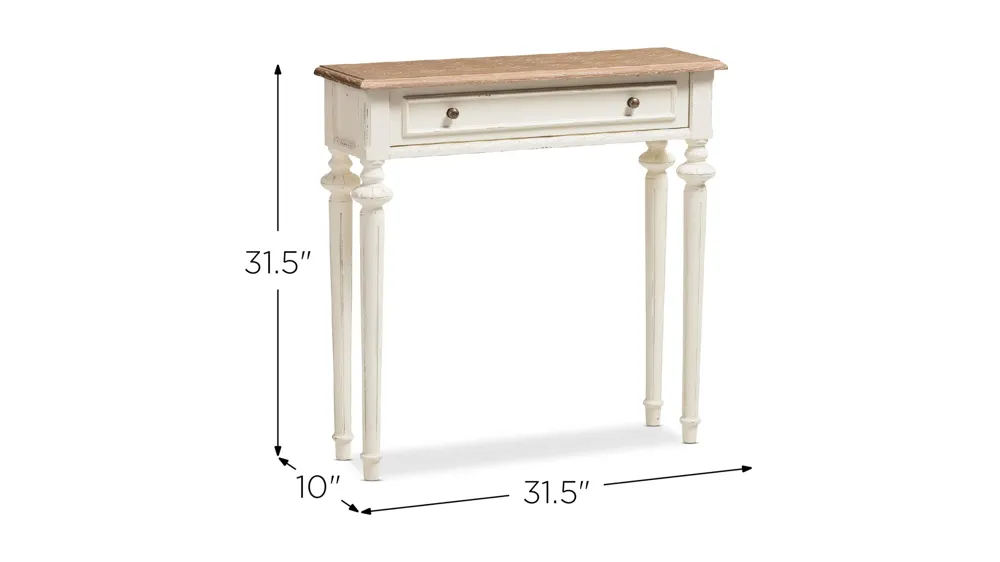 Marquetterie Console Table Dimensions