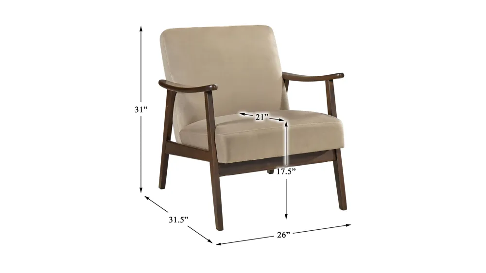Lucille Accent Chair Dimensions