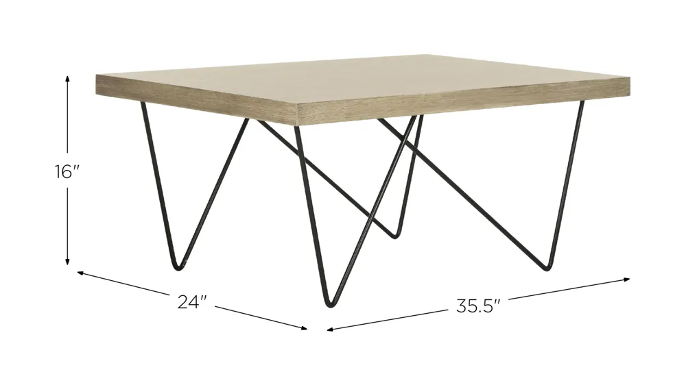 Manelin Coffee Table Dimensions