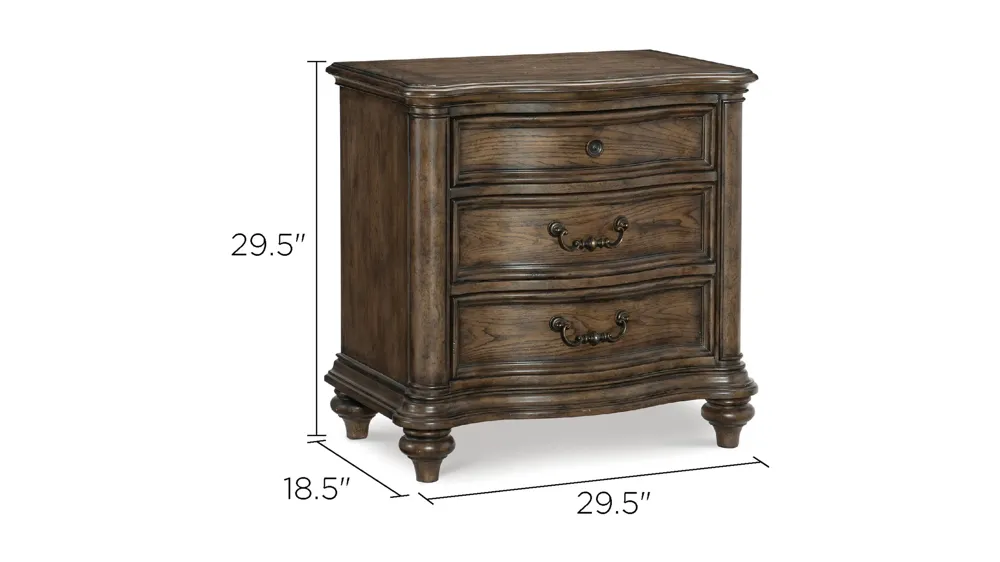 Moorewood Park Nightstand Dimensions