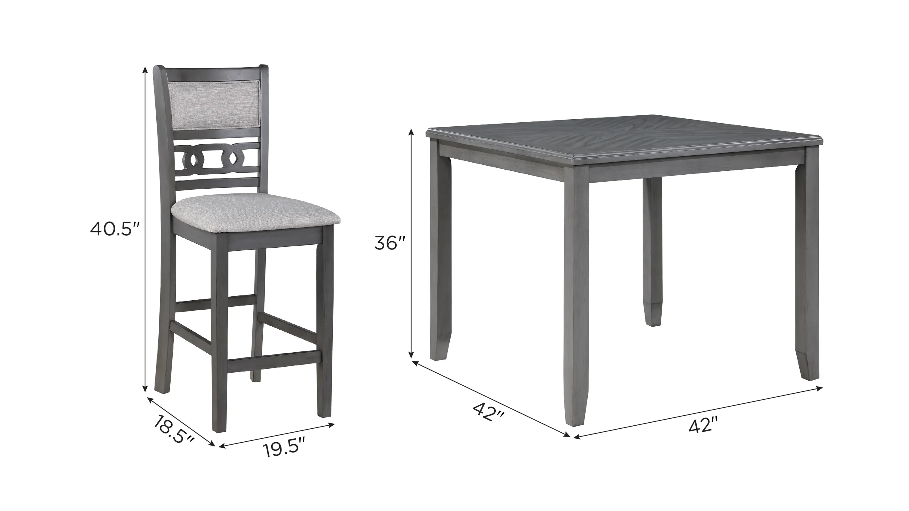 Millie 5-pc. Counter Dining Set | Raymour & Flanigan