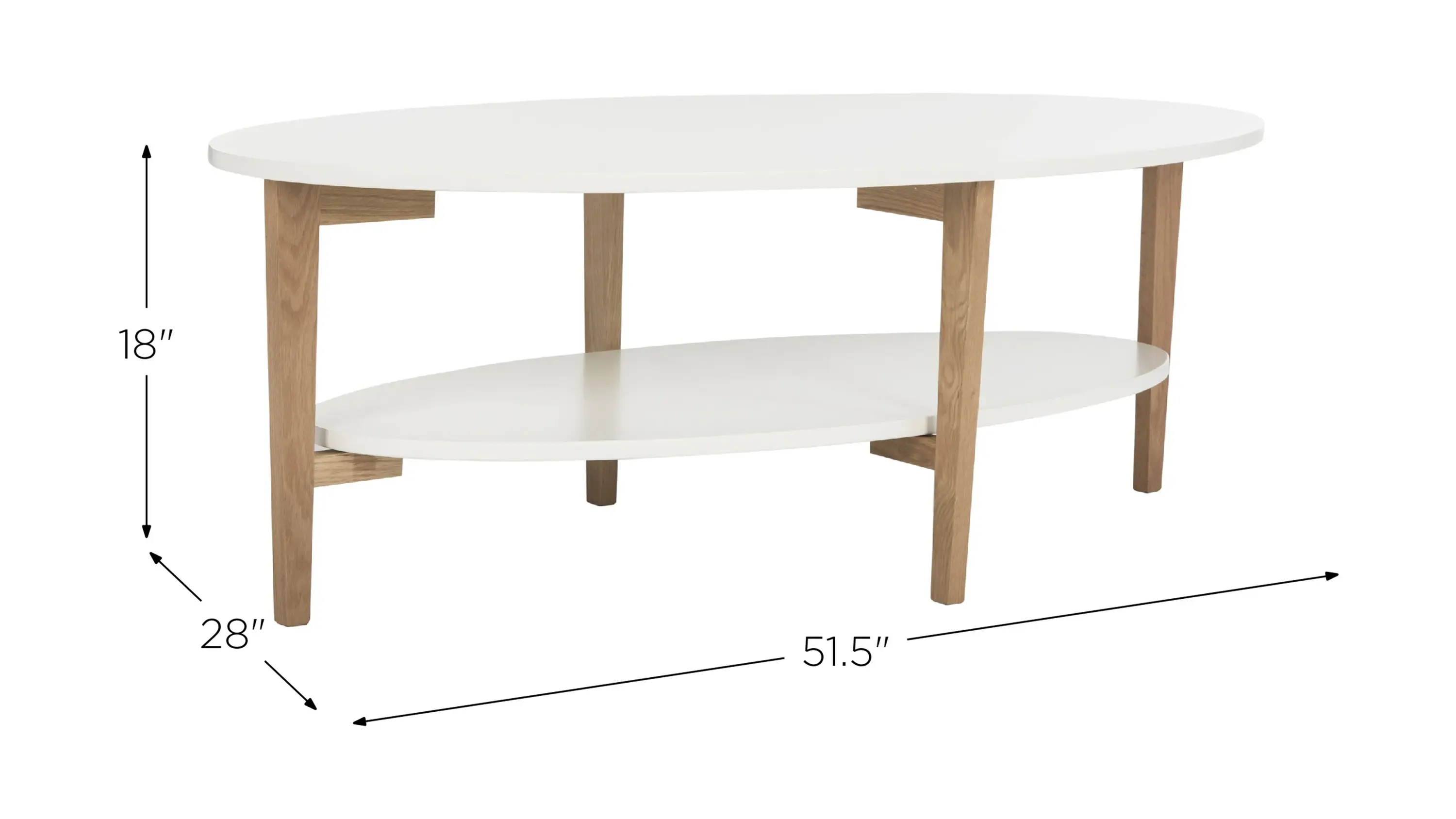Berlin Oval Coffee Table | Raymour & Flanigan