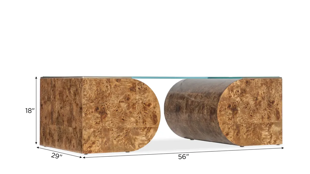 Melange Burlesque Coffee Table Dimensions