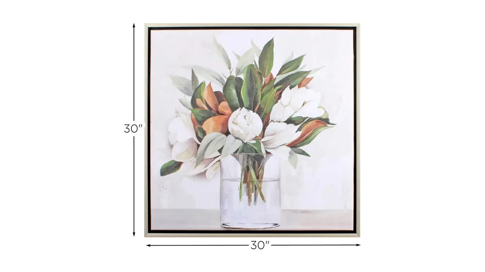 Magnolia Bouquet Wall Art Dimensions
