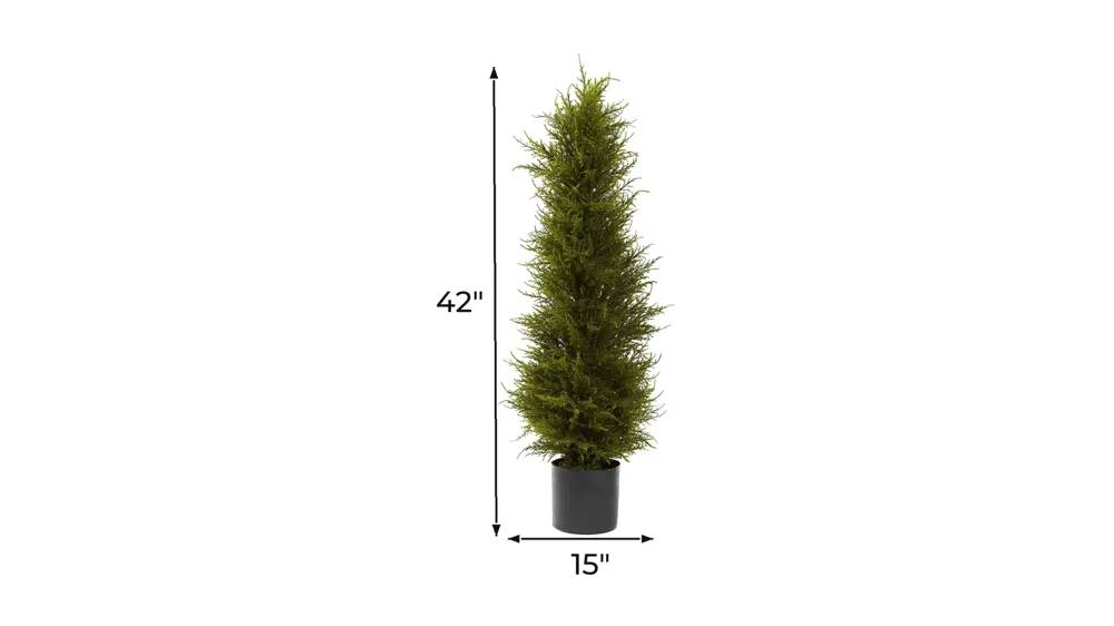 42" Cedar Tree Dimensions