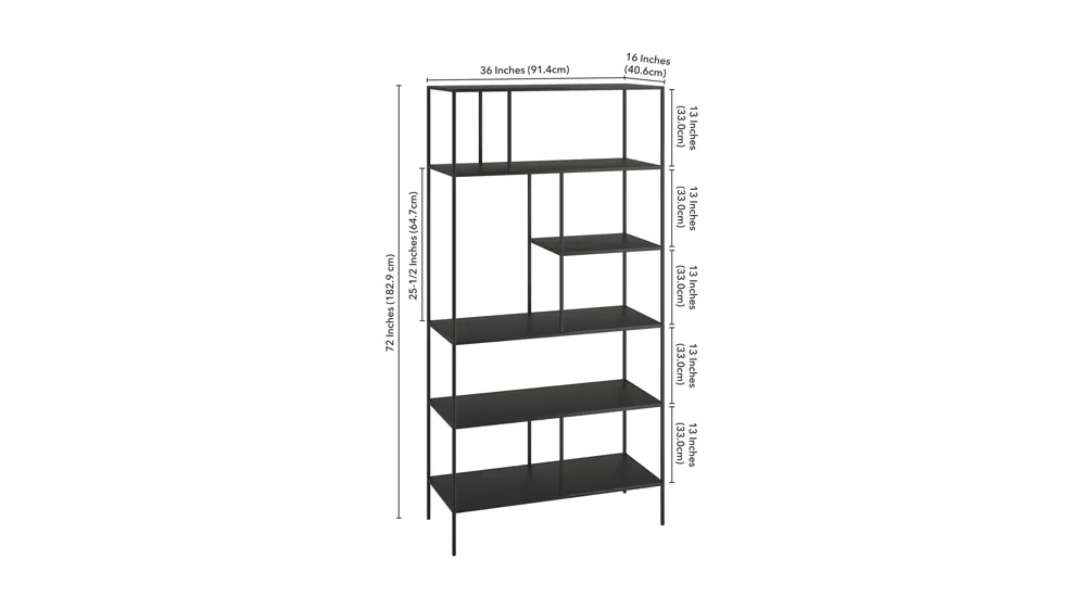 Winslow Bookcase Dimensions