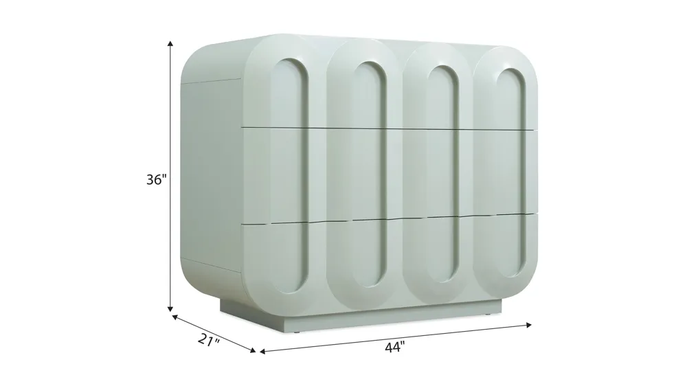 Commerce and Market Three-Drawer Chest Dimensions
