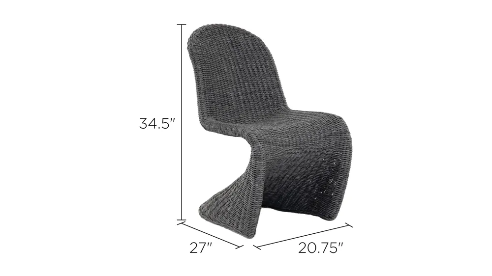 Portia Outdoor Dining Chair Dimensions