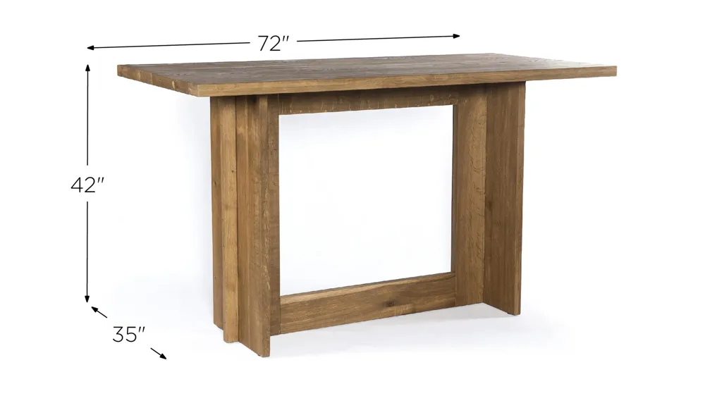 Erie Bar Table Dimensions