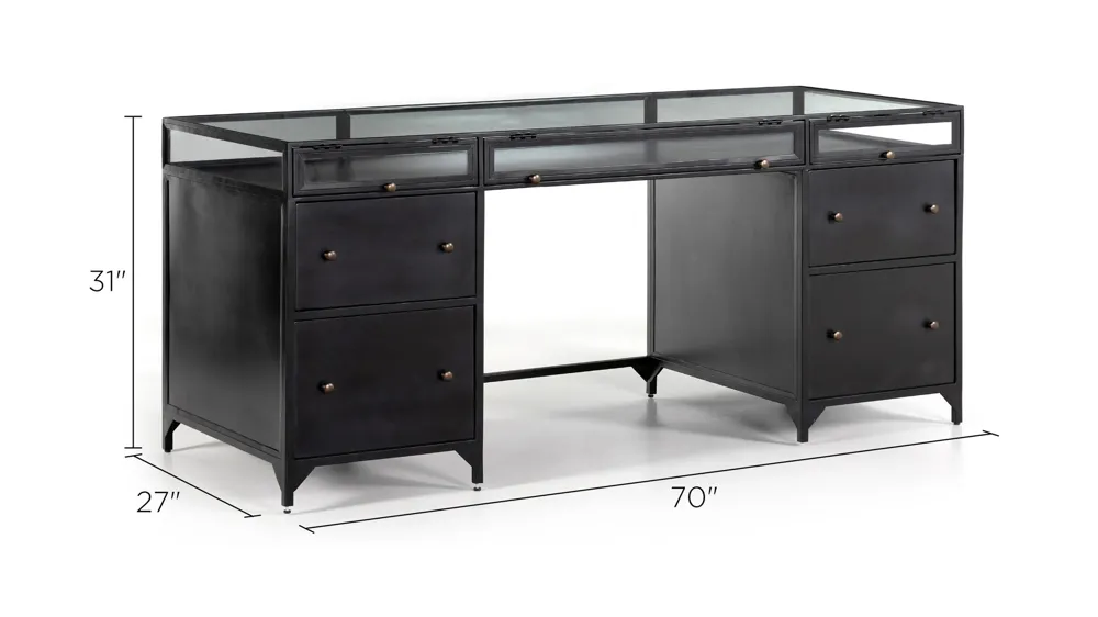 Chrysanthemum Executive Desk Dimensions