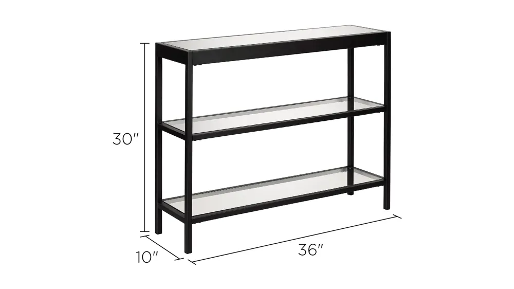 Alexis 36" Rectangular Console Table Dimensions