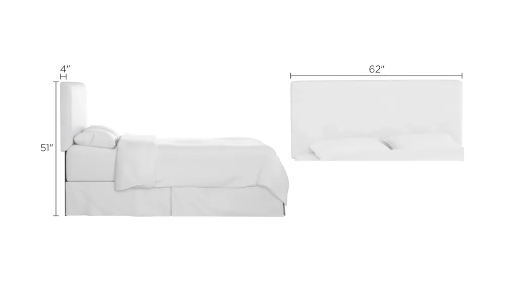 Valerie Headboard Dimensions