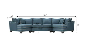 Foresthill 3-pc. Symmetrical Cuddler Sectional Sofa | Raymour