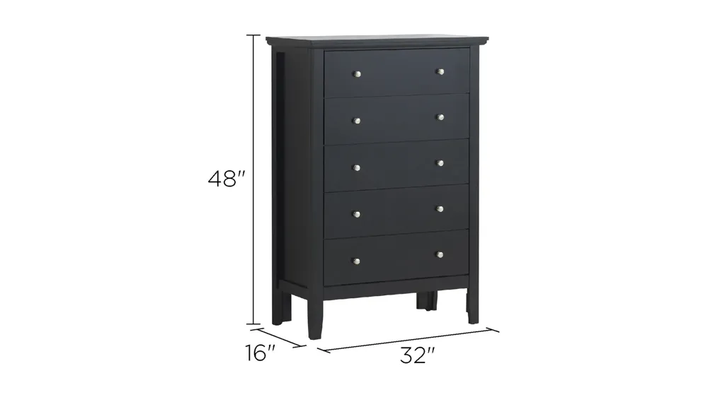 Primo Bedroom Chest Dimensions