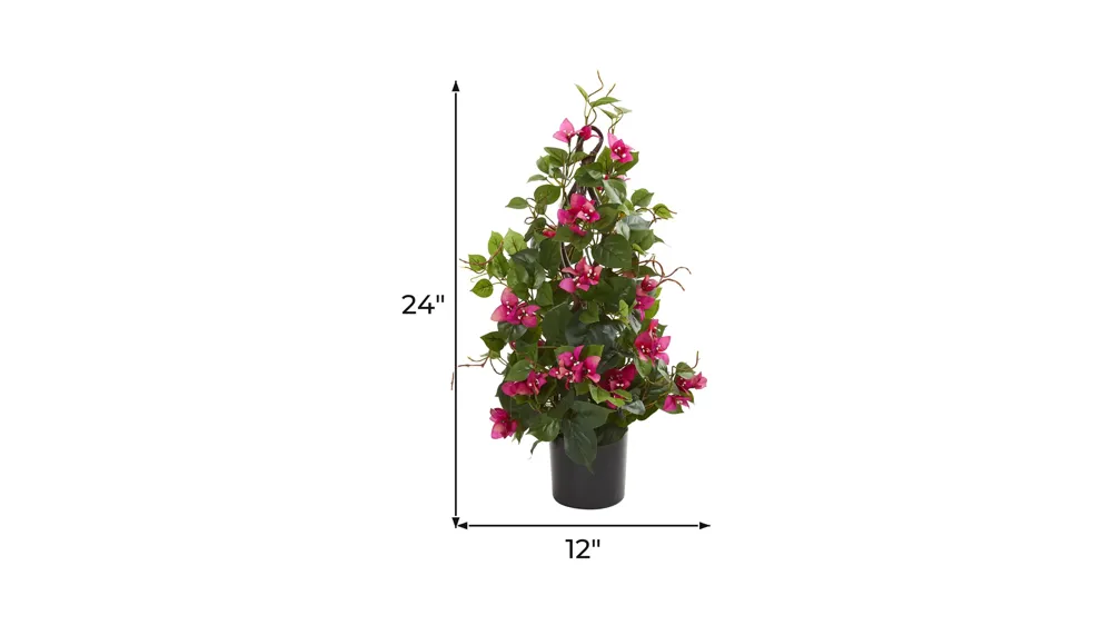 Bougainvillea Artificial Climbing Plant Dimensions