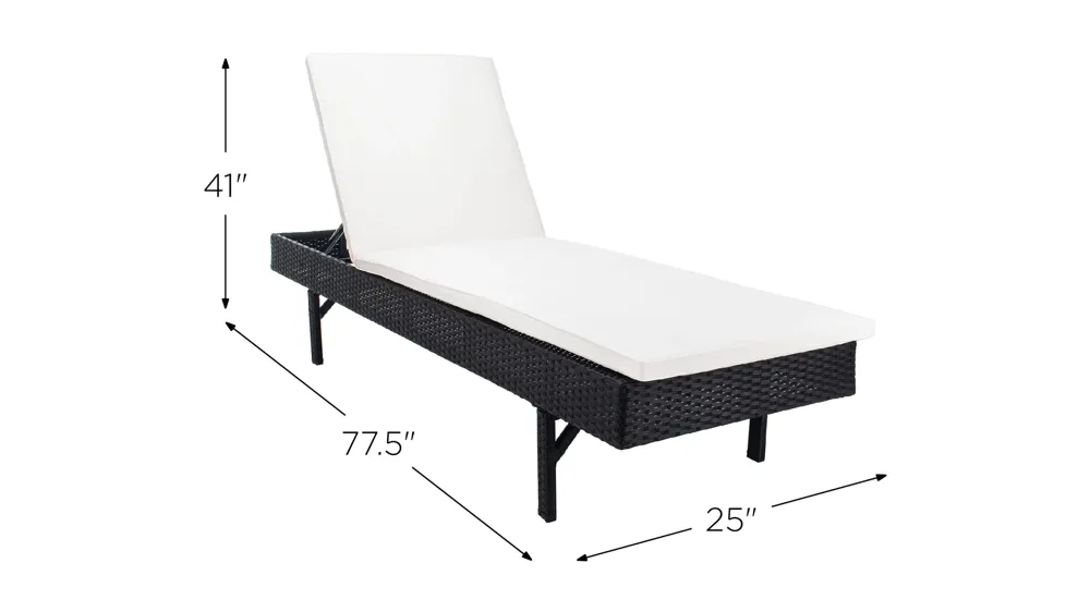 Zaid Sun Lounger Dimensions