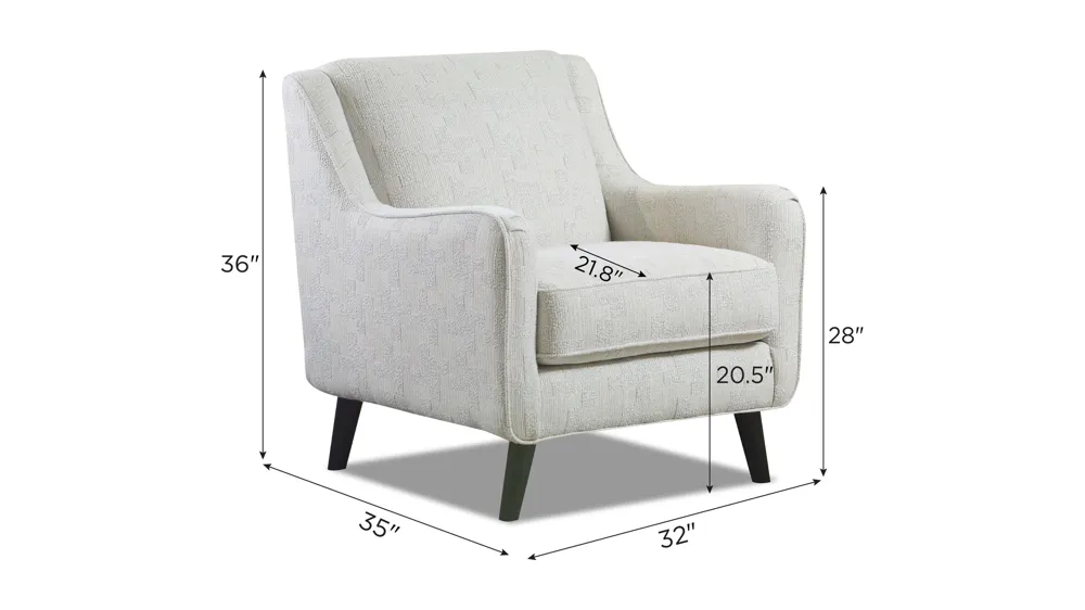 Durango Accent Chair Dimensions