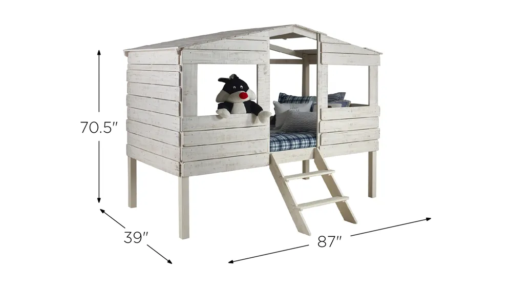 Beach House Tree Low Loft Bed Dimensions