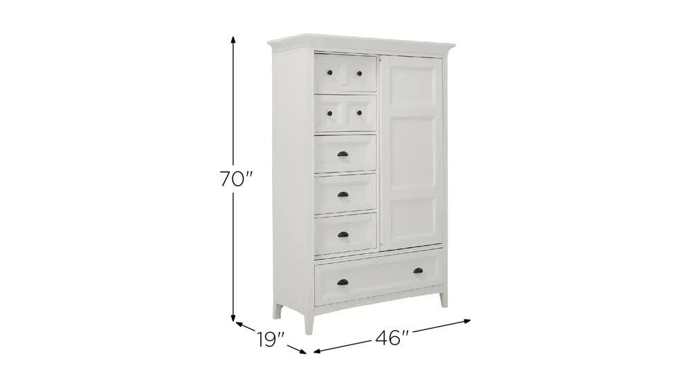 Ivy Ridge Door Chest Dimensions