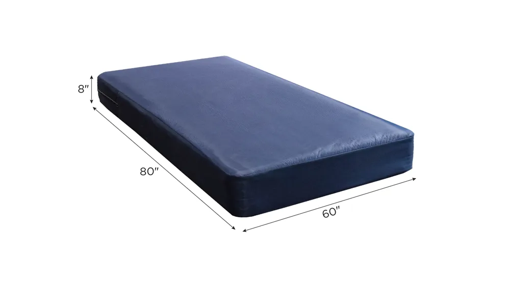 Magic Sleeper Firm Vinyl Pocket Coil Mattress w/Inverted Seam Dimensions