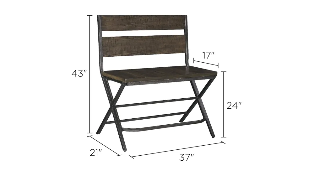 Stoddard Counter Bench Dimensions