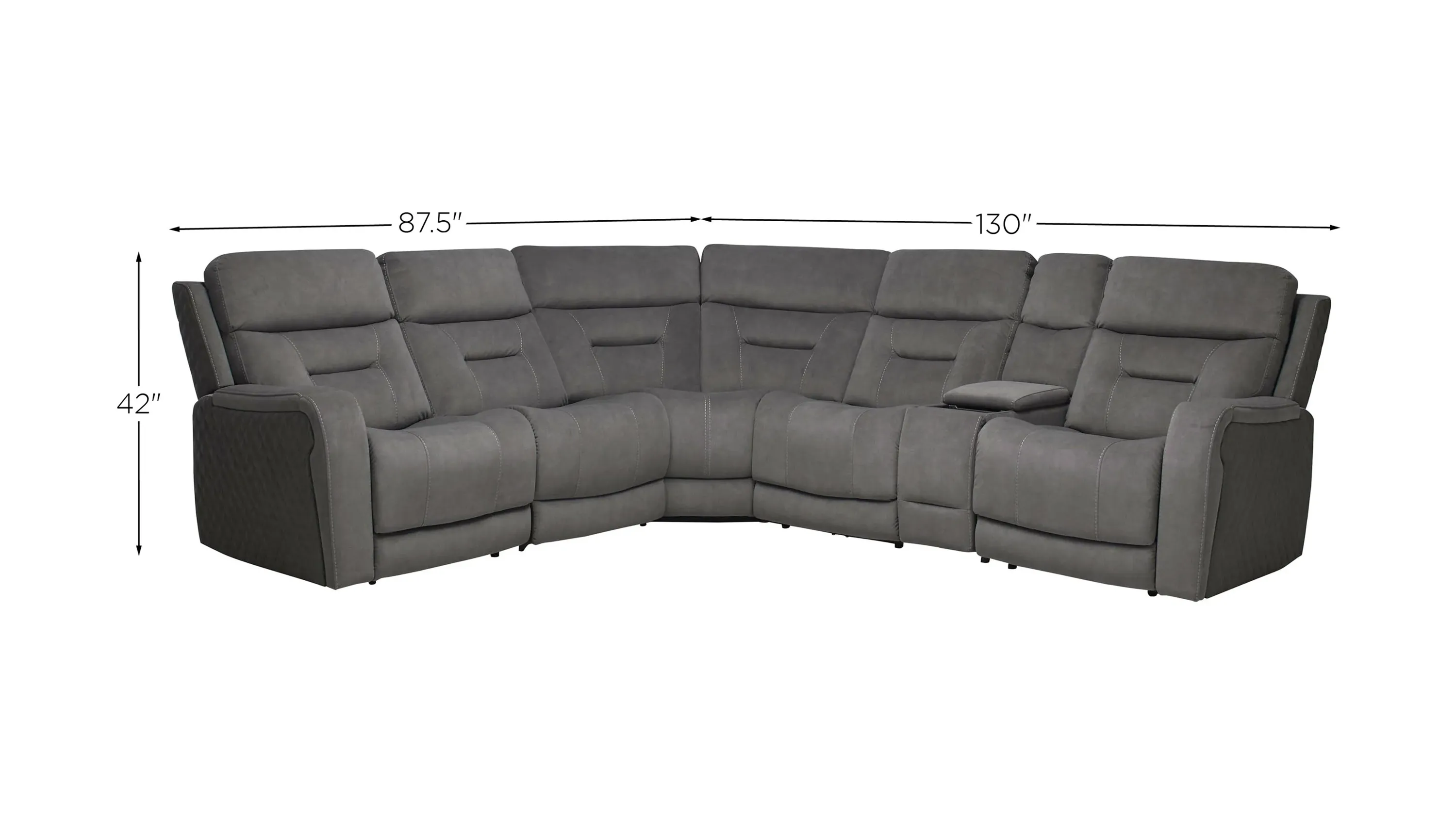 Irving 6-pc. Triple Power Sectional | Raymour & Flanigan
