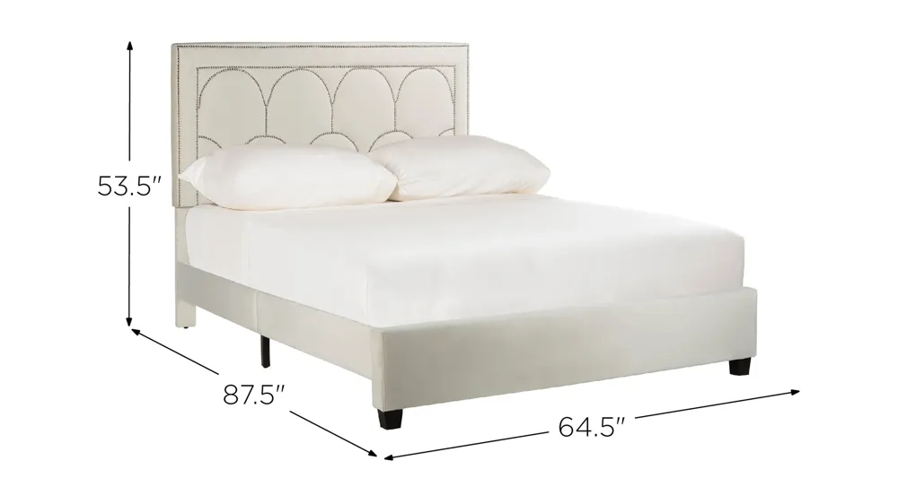 Solania Upholstered Bed Dimensions