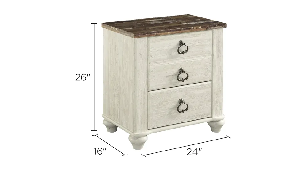 Collingwood Nightstand Dimensions