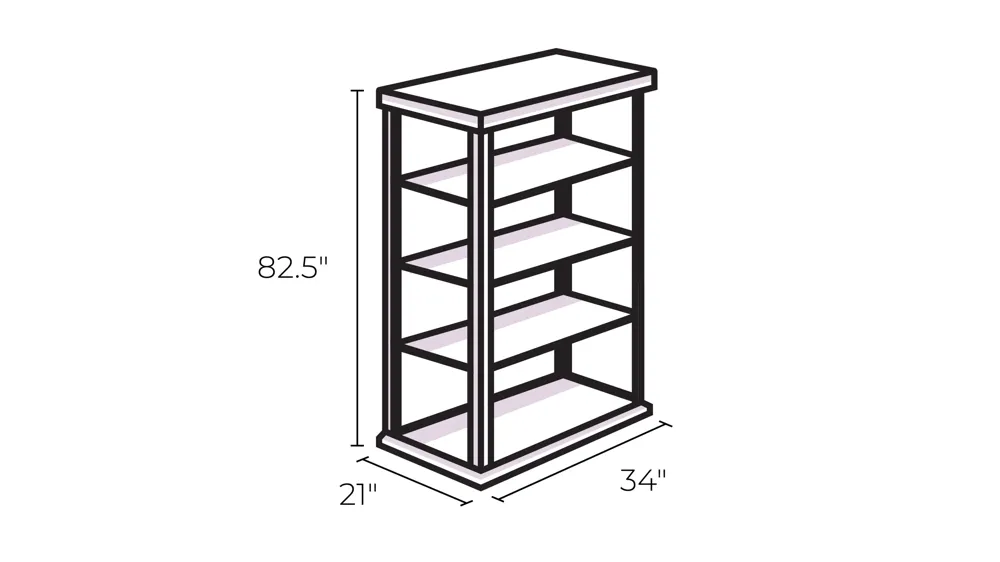 Wilshire Corner Curio Cabinet Dimensions
