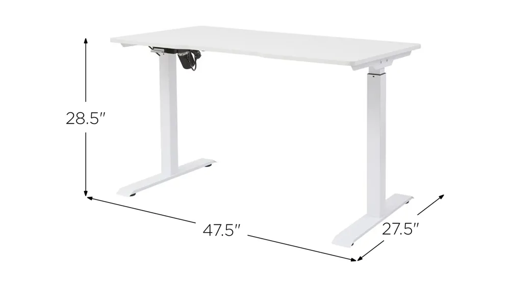 Crispin Sit/Stand Desk Dimensions