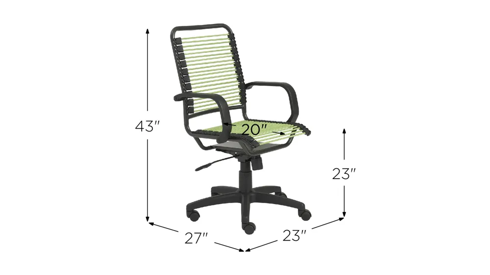 Bradley Bungie Office Chair Dimensions