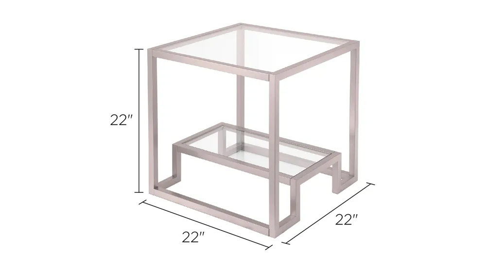 Vicky Square Side Table Dimensions