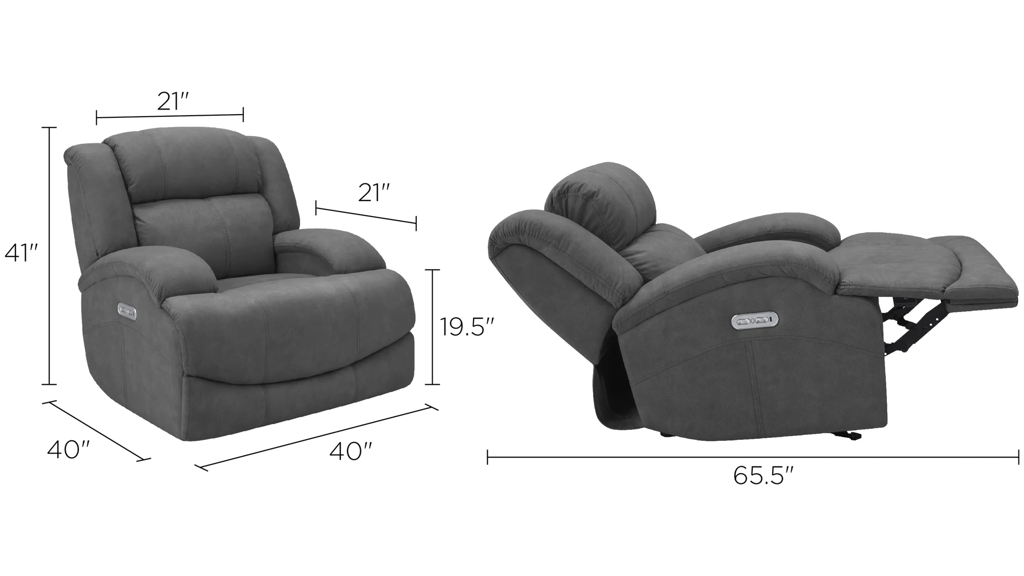 Quincey Glider Power Recliner Raymour Flanigan