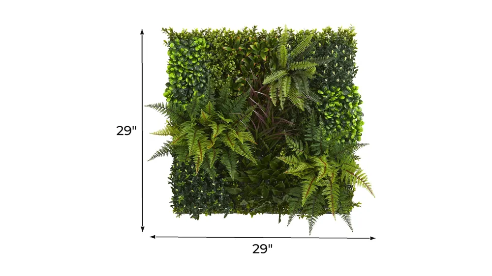 Artificial Living Wall UV Resistant (Indoor/Outdoor) Dimensions