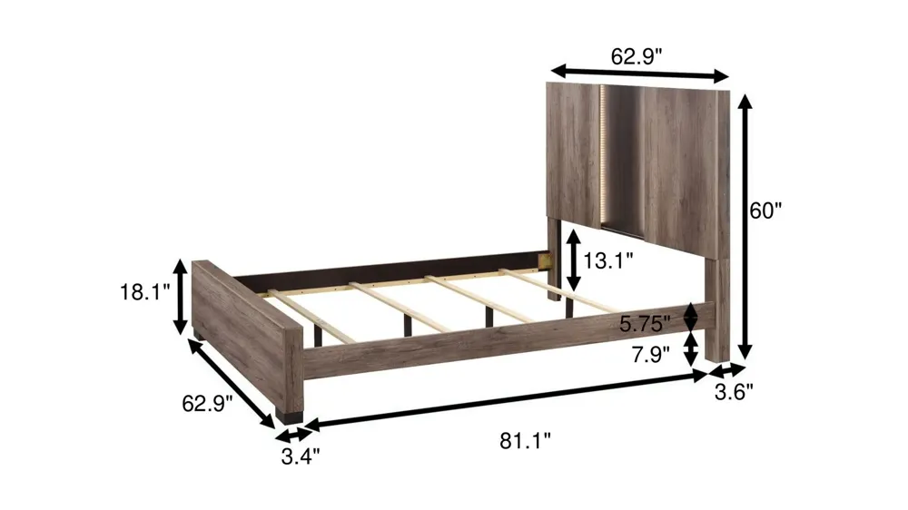 Rangley Bed Dimensions