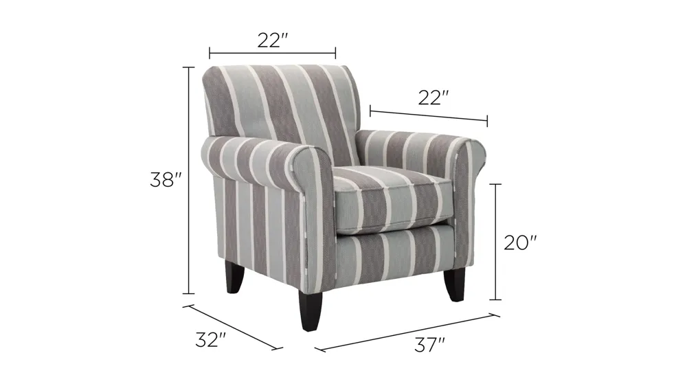 Azlyn Accent Chair Dimensions