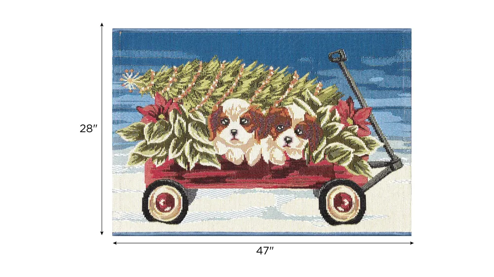 Esencia Wagon Wonderland Indoor/Outdoor Mat Dimensions