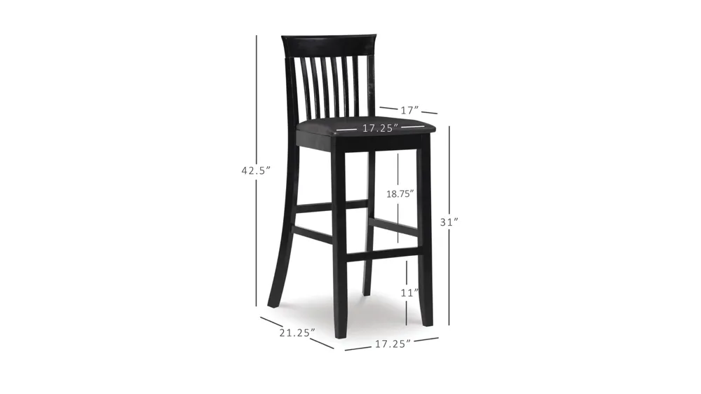 Torino Bar Stool Dimensions
