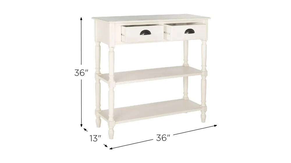 Kayson Console Table With Storage Dimensions