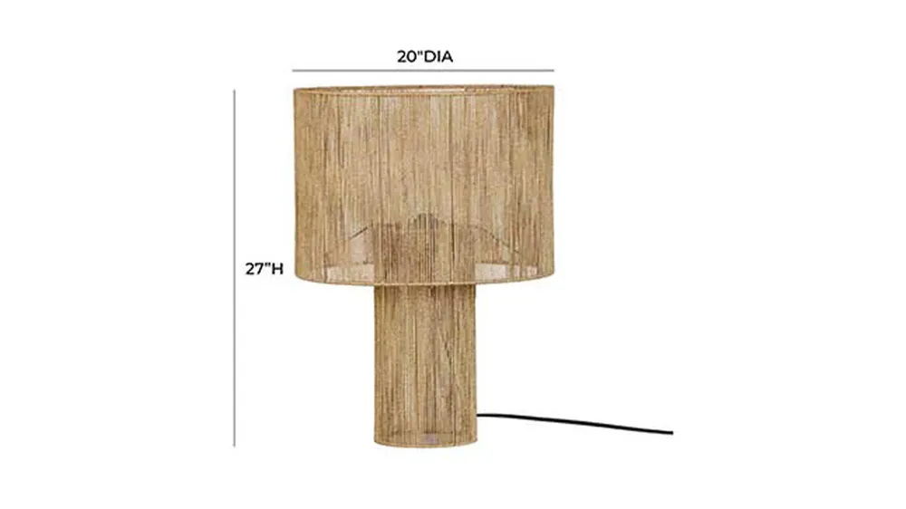 Hope Large Table Lamp Dimensions