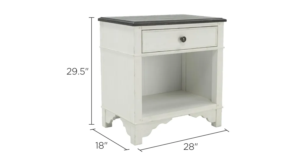 Colette Nightstand Dimensions