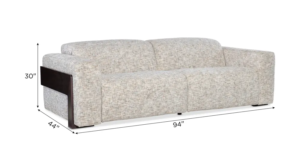 Atlas Power Sofa with Power Headrest Dimensions