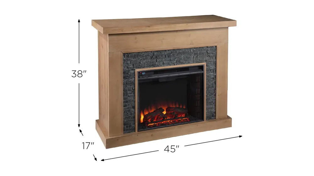 Barbe Electric Fireplace Dimensions