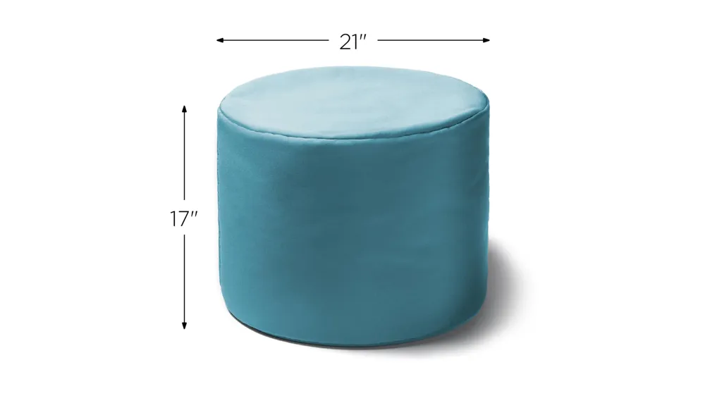 Jana Outdoor Ottoman Dimensions