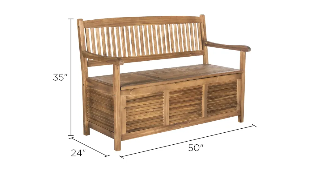 Brisbane Outdoor Storage Bench Dimensions