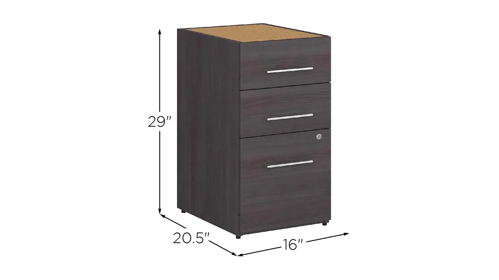 Office 500 16W 3 Drawer File Cabinet Dimensions