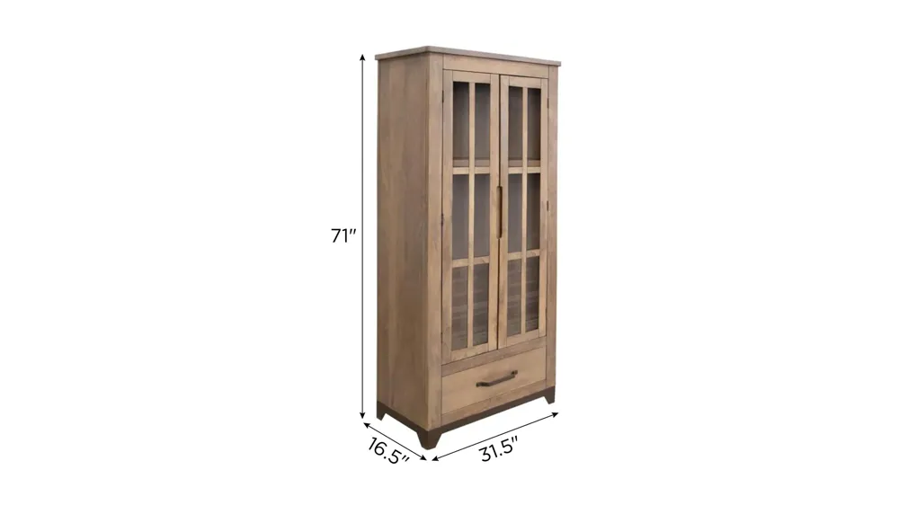 Natural Parota Cabinet Dimensions