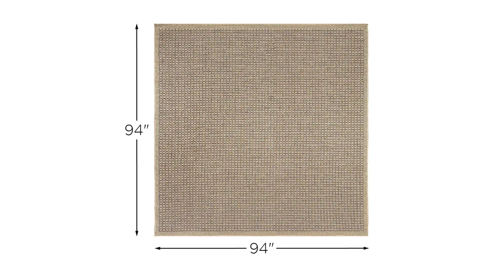 Monterey Basket Indoor/Outdoor Rug Dimensions