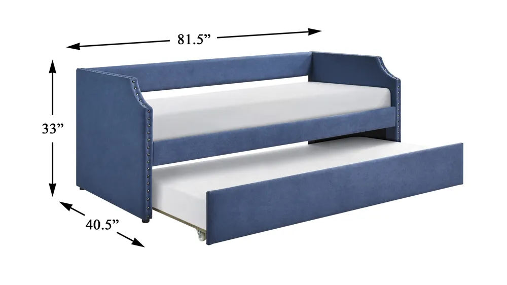 Comfrey Daybed w/ Trundle Dimensions