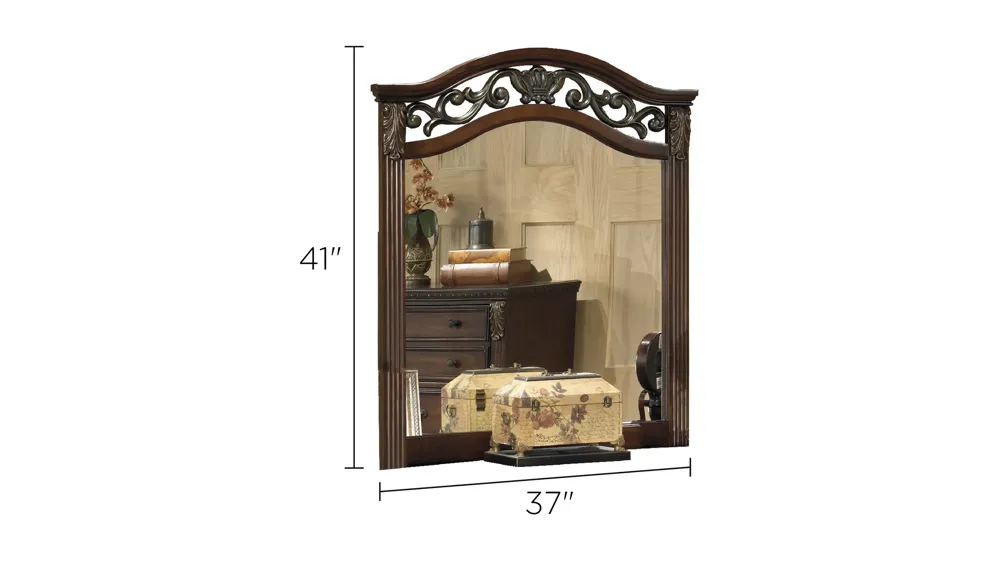 Corina Bedroom Dresser Mirror Dimensions